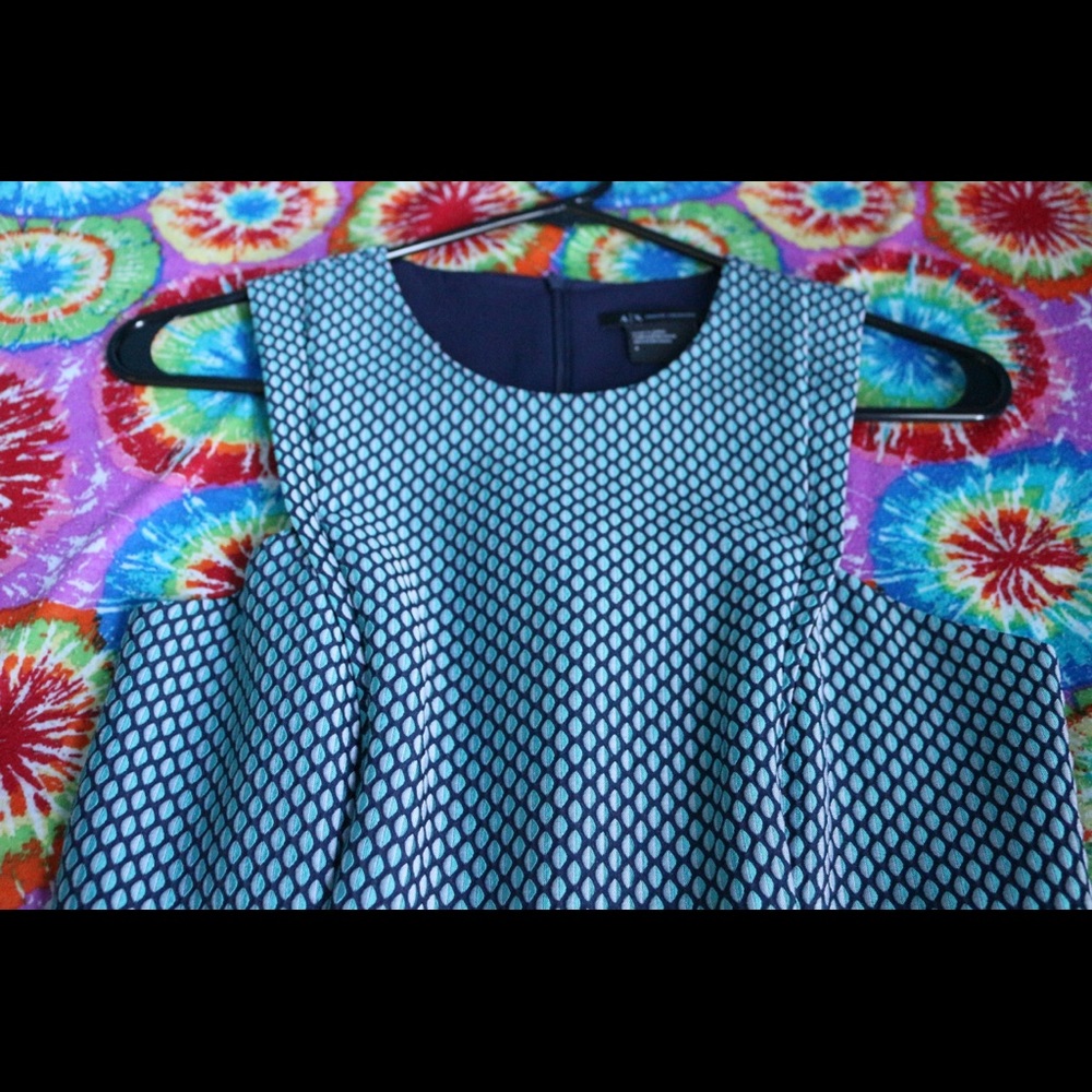 Armani Exchange Blue Dress